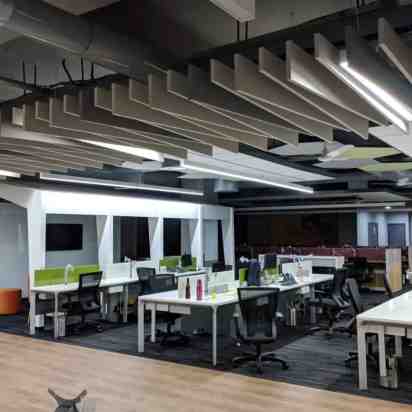Office workstation in Infosys Bangalore