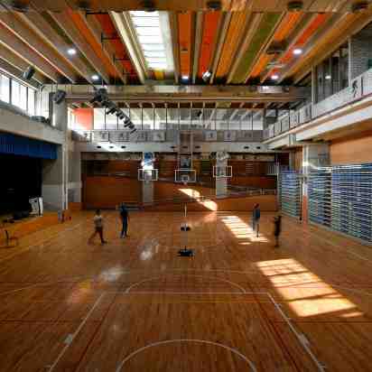 Indoor Basketball court at Shiv Nadar School video thumbnail