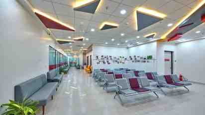 Hospital Waiting Area in Laxmi Eye Hospital