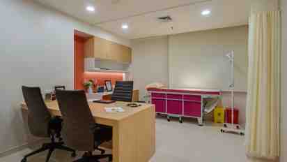 Consultation Room in Aastrika Midwifery Centre