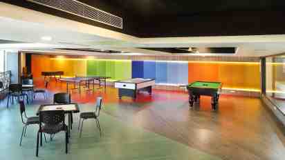 Game Room With Pool Table Malles Clubhouse