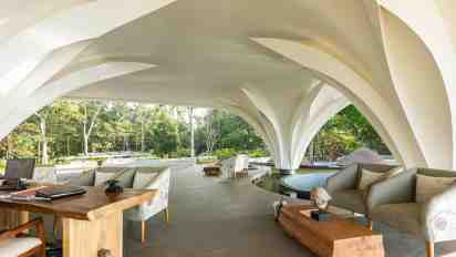 Resort Lounge in Java Rain Resort