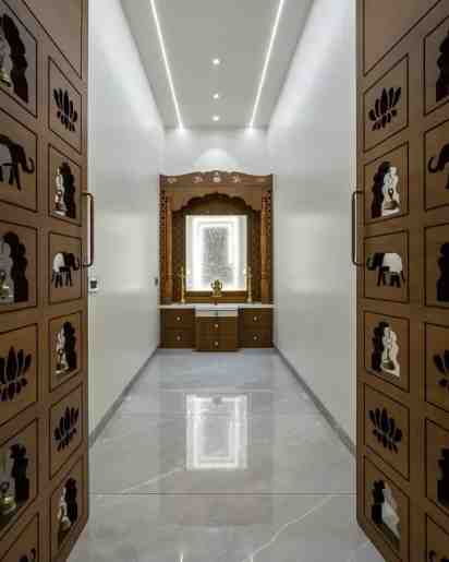 Pooja Room In Gajalakshmi Residence