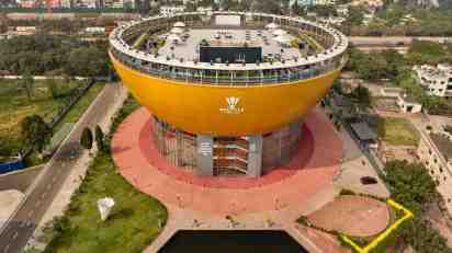 Sports Club Exterior of Dalmia Bharat Badminton court