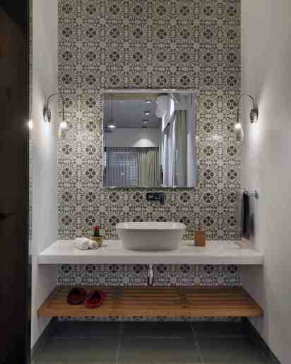 Powder Room in Sharma Residence