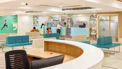 Hospital Waiting Area in Sarvodaya Hospital