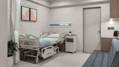 Patient Room in Madhuram Hospital