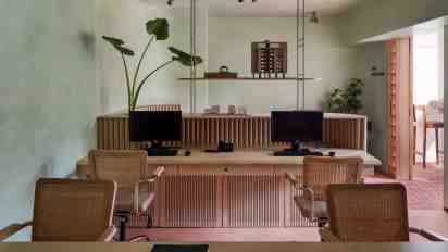 Office Workstation in Studio By The Hill