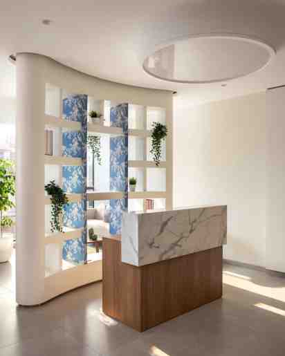 Hospital Reception in Sculpta Aesthetics Clinic