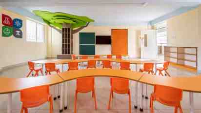School Classroom in Deeksha Kindergarten