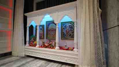 Pooja Room in Private Residence 12