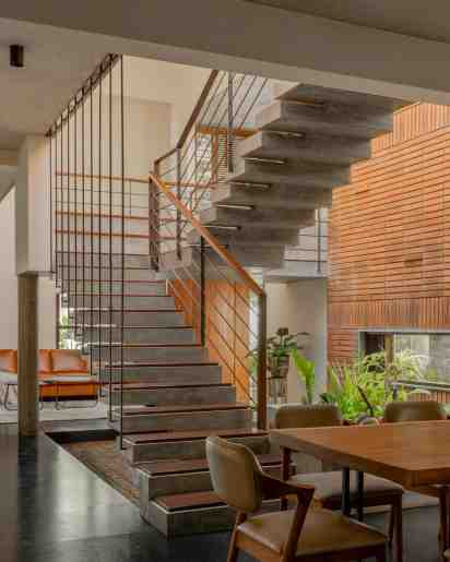 Staircase in Seevans Ferns Residence