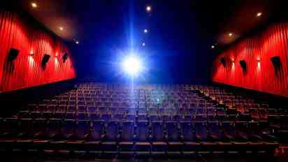 Movie Theatre Interior of Zeon Cinemas