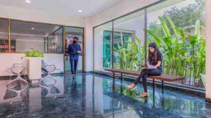 Hospital Waiting Area in Bhailal Amin General Hospital