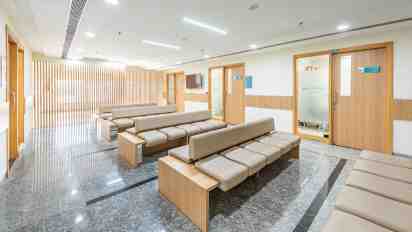 Hospital Waiting Area in Sarvesh Health City Hospital