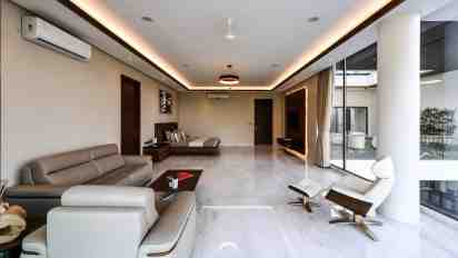 Bedroom with Marble Flooring in Infinity House