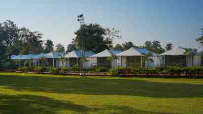 Backyard in White Feather Resort
