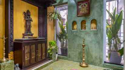 Pooja Room In Urban Oasis Residence