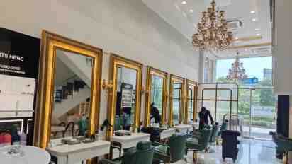 Salon Interior of Madonna Salon