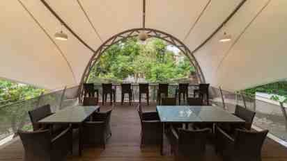 Rooftop Restaurant in Rajamahal Vilas Club
