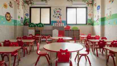 School Classroom in Gautam Singhania School