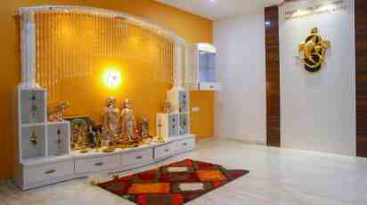 Pooja Mandir In Bungalow at vadodara