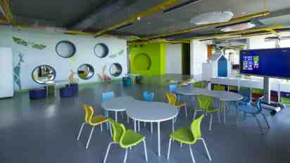 School Classroom in K School