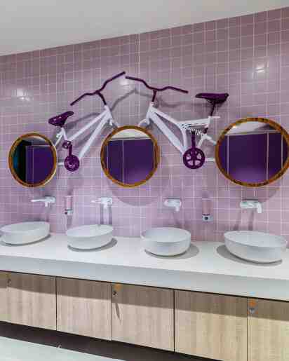 Restroom in ADP League at DY Patil International School