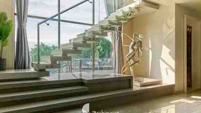 Staircase in Shraddha Bungalow
