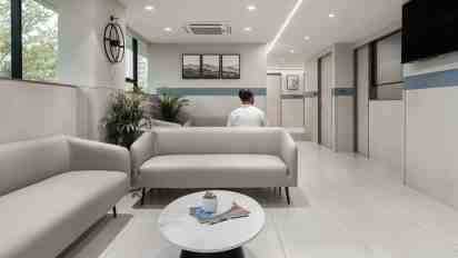 Hospital Waiting Area in Madhuram Hospital