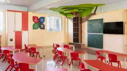 School Classroom in Deeksha Kindergarten