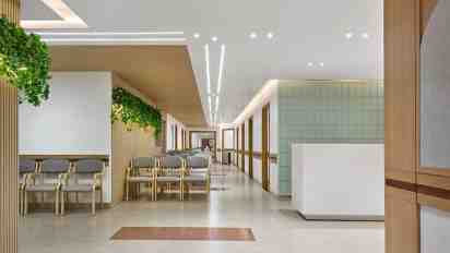 Hospital Waiting Area in Apollo Medics Super Specialty Hospital