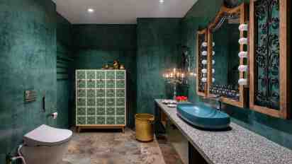 Powder Room in Kalavanam In The Sky Apartment