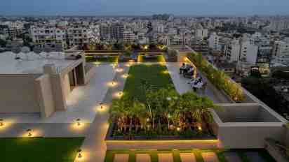 Terrace Garden in Luxuria Apartment