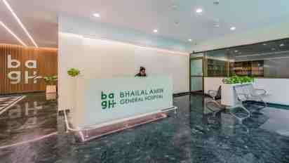 Hospital Reception in Bhailal Amin General Hospital