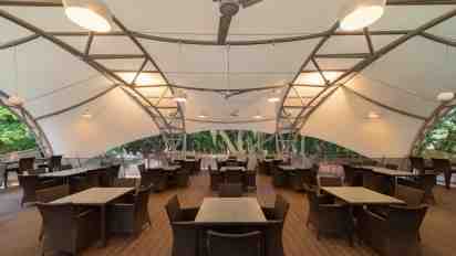 Rooftop Restaurant in Rajamahal Vilas Club