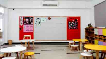Classroom in The Origami Concept School