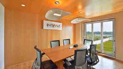 Office Conference Room with UPVC window in Maple Accessories Pvt Ltd