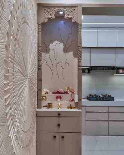 Open Pooja Mandir In Apartment at Pune