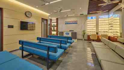 Hospital Waiting Area in Nexvision Eye Hospital