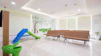 Hospital Waiting Area in Aakash Healthcare