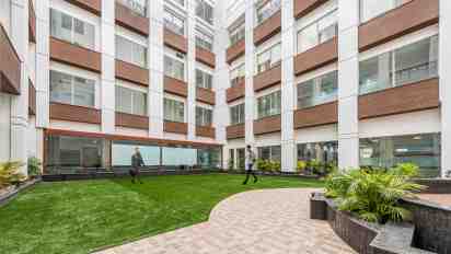 Courtyard in Sarvesh Health City Hospital