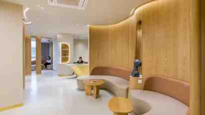 Hospital Waiting Area in Aesthetica Cosmetology Clinic