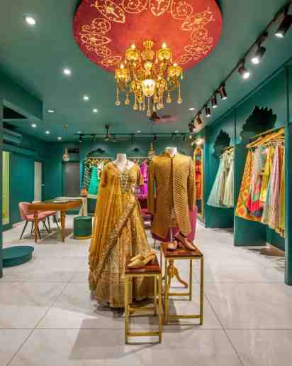 Showroom Interior of Gurwani’s Boutique