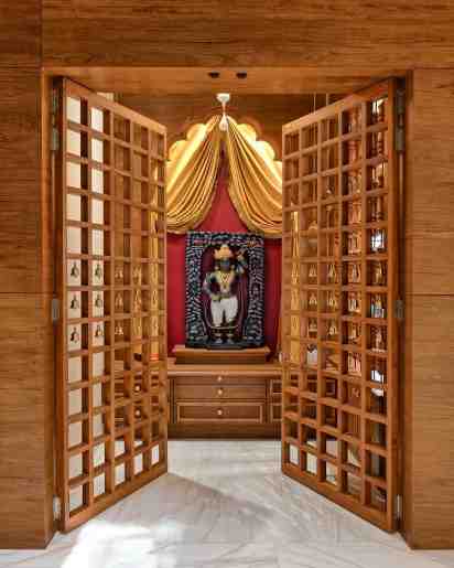 Pooja Room in Tathasthu Residence