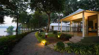 Backyard in White Feather Resort