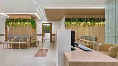Hospital Waiting Area in Apollo Medics Super Specialty Hospital