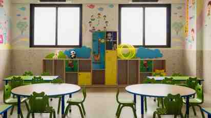 School Classroom in Gautam Singhania School