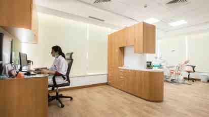 Examination Room in Aakash Healthcare