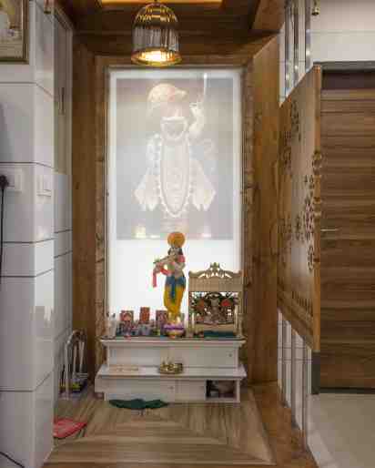Pooja Mandir In Mr. Vipul Patel Residence